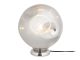 Table lamp Blown round glass chrome Leitmotiv