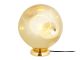 Table lamp Blown round glass gold Leitmotiv