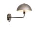 Wall lamp Bonnet metal smokey grey Leitmotiv