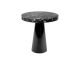 Side table Marble look black top black base