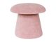 Puf Mushroom szczotkowany aksamit wyblakły róż Leitmotiv