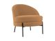 Chair Noble teddy curl sand brown