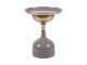 Side table Ivy iron enamel dark grey
