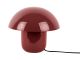 Table lamp Fat Mushroom ochre red