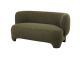 Sofa Ardor teddy curl zielony mech Leitmotiv