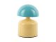 Table lamp Funky Impetu soft yellow w. turquoise blue