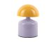 Table lamp Funky Impetu soft purple w. bright yellow