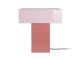 Różowy Lampa stołowa Grato Recto tan w. soft Leitmotiv