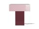 Fioletowy Lampa stołowa Grato Recto dark mauve w. soft Leitmotiv