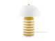 Leitmotiv Lampa stołowa Rayado cytrynowy żółty