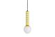 Leitmotiv Lampa wisząca Pendant cytrynowy żółty