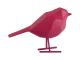Statue Origami bird small bright pink