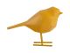 Statue Origami bird small bright yellow