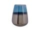 Wazon Oiled glass blue medium