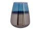 Wazon Oiled glass blue large