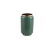 Wazon Flare iron enamel green small