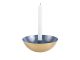 Świecznik Tub iron enamel blue large