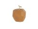 Figurka Origami Jabłko concrete matt caramel brązowy