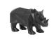 Figurka Origami Nosorożec polyresin matt czarny
