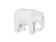 Figurka Origami Słoń polyresin matt biały