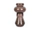 Wazon Morgana glass medium chocolate brown PT