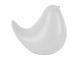 Figurka ptak Long Tale ceramiczna matt white PT