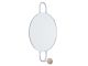 Lustro Bright hook matt white PT