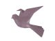 Wall hanger origami bird purpurowy PT