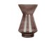 Vase Glow glass chocolate brown medium Present Time