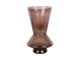 Vase Glow glass chocolate brown large Present Time
