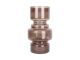 Vase Courtly glass large chocolate brown Present Time