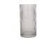 Vase Allure Straight glass dark grey Present Time