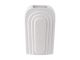 Vase Arc ceramic large matt white Present Time