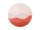 Wall art Sunset MDF soft pink
