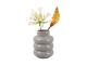 Wazon Bobbly Glazed ceramic medium light szary Present Time