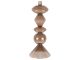 Świecznik Totem wykonana ze szkła XL chocolate brown Present Time