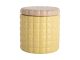 Storage jar Biscuit Box soft yellow