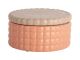 Storage jar Biscuit Box large peach orange