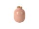 Wazon Mila large wykonana z metalu enamel faded pink Present Time
