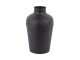 Vase Boaz Bottle iron textured black
