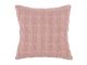 Poduszka Cable Knitted z miękkiej różowego bawełny pt