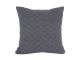 Poduszka Diamonds Quilted z ciemnoszarej bawełny pt