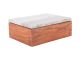 Storage box Acacia large brown marble lid