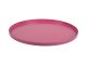 Tray Servir round medium bright pink