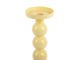 Candle holder Funky large soft yellow