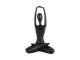 Czarny Figurka Stretched Lotus Present Time