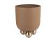 Brązowy Roślina dekoracyjna pot Estilo large Present Time
